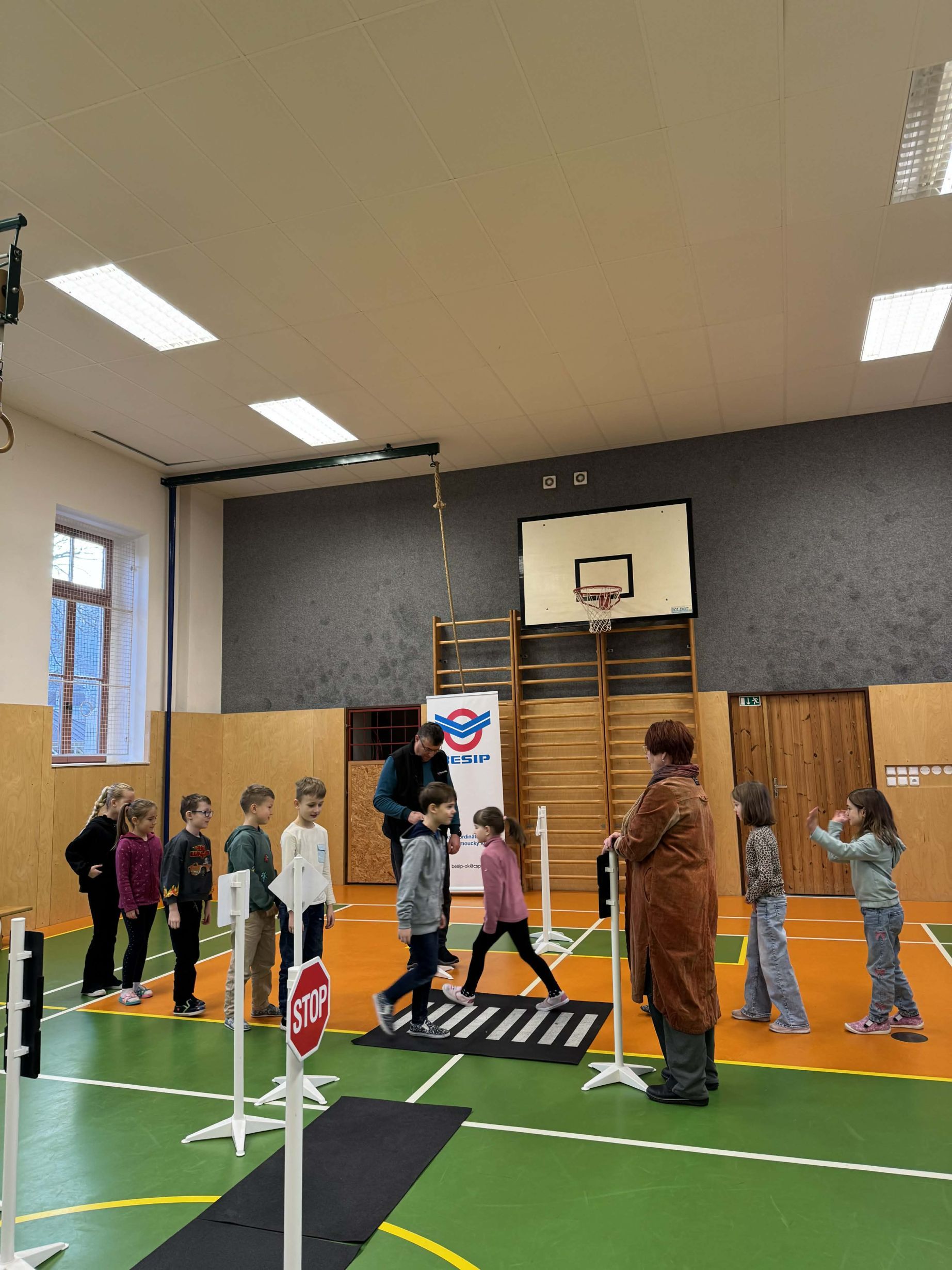 Dopoledne na mobilním dopravním hřišti