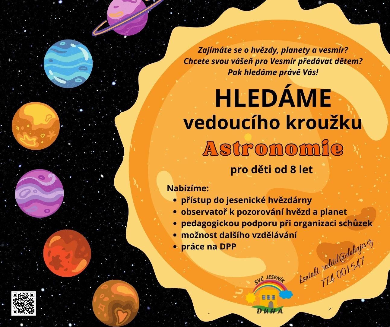 Hledáme astronoma