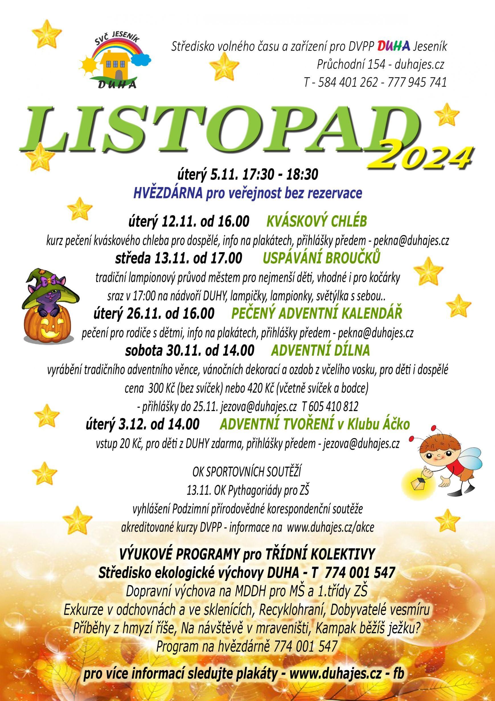 Listopad v DUZE