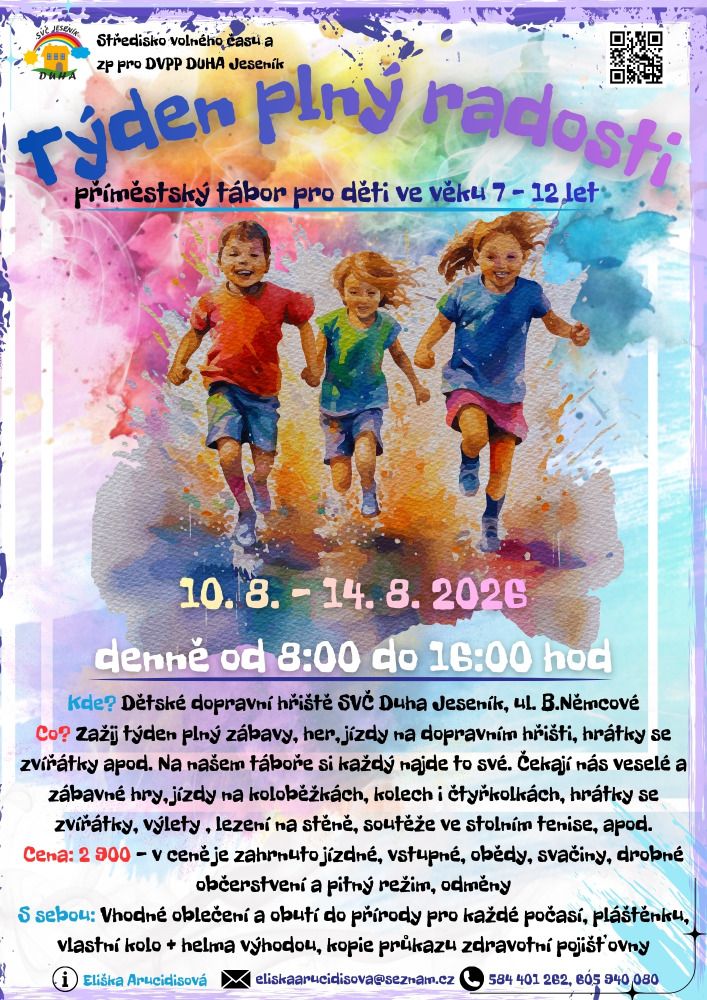 Letní tábory 2026