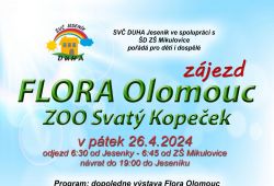 Zájezd na FLORU a do ZOO Olomouc