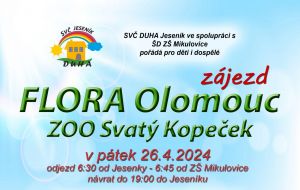 Zájezd na FLORU a do ZOO Olomouc