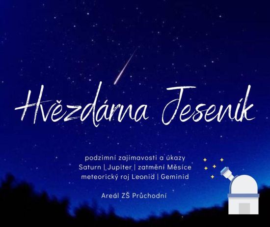 Hvězdárna Jeseník - naplánujte si návštěvu